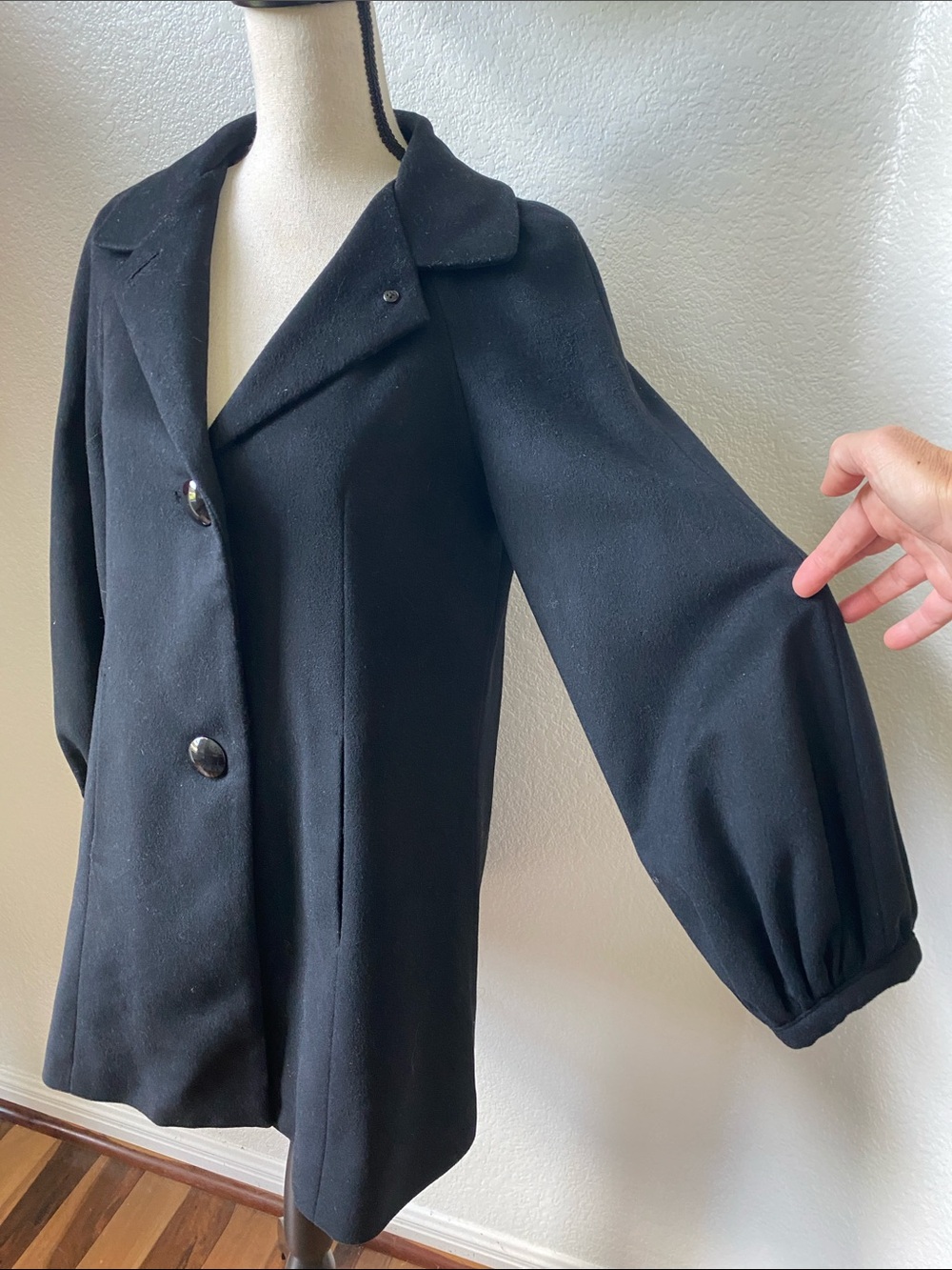 Banana Republic Wool Blend Coat Size Small - Picture 3 of 9